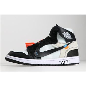 Off-White x Nike Air Jordan 1 Black/White AA3834-102