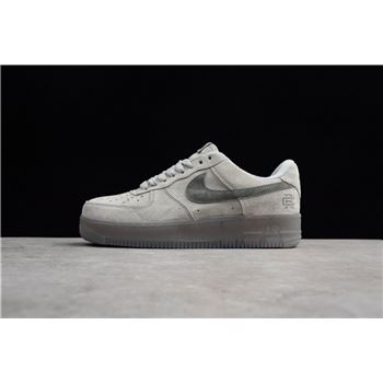 Reigning Champ x Nike Air Force 1 Low '07 LV8 Suede Light Grey/Black AA1117-118