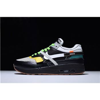 BespokeIND x Off-White x Nike Air Max 1 in Black Men's Size For Sale