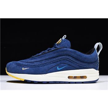 Nike Air Max 1/97 VF Sean Wotherspoon Royal Blue/White-Yellow AJ4219-141