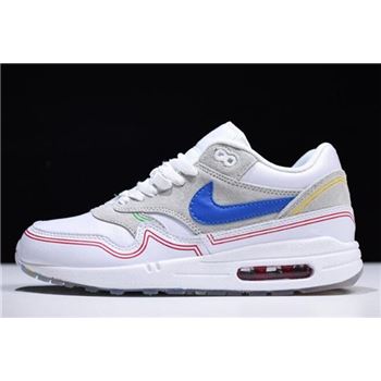 Nike Air Max 1 Centre Pompidou Pure Platinum/Royal Blue-White AV3735-002