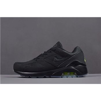 Nike Air Max 180 Black/Volt Men's Runner Shoes AQ6104-001