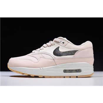 Women's Nike Air Max 1 Premium Guava Ice/Gum Yellow/Off-White 454746-800