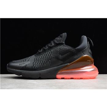 Mens and WMNS Nike Air Max 270 Hot Punch Black/Hot Punch AH8050-010