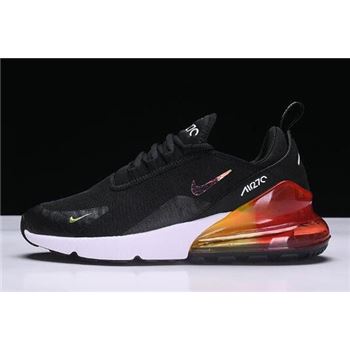 Nike Air Max 270 Black/White-Red Men's and Women's Size AH6789-016