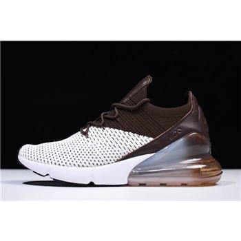 Nike Air Max 270 Flyknit Dark Hazel Light Bone/White-Dark Hazel AO1023-002