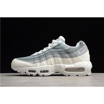 Men's Nike Air Max 95 ID White Grey 818592-996