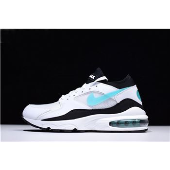 Mens and WMNS Nike Air Max 93 OG Dusty Cactus White/Sport Turquoise-Black 306551-107