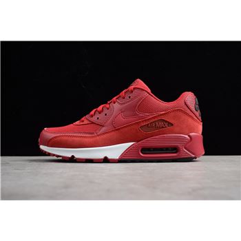 Nike Air Max 90 Essential Gym Red/Black-White 537384-604 Men's Shoes