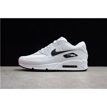 Nike Air Max 90 Essential White Black 325213-131 Men's Running Shoes