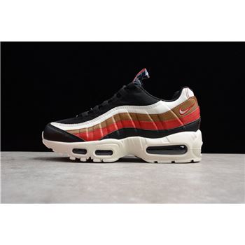 Nike Air Max 95 Pull Tab Black/Sail-Ale Brown-Gym Red AJ4077-002