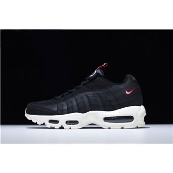 Nike Air Max 95 Pull Tab Black/Sail-Gym Red AJ1844-002