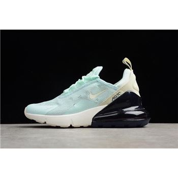 Women's Nike Air Max 270 Mint Green/Black-White Running Shoes AH6789-117