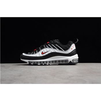 Men's Nike Air Max 98 OG 3M White/Black-Varsity Red 640744-109