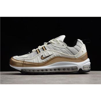 Nike Air Max 98 UK Summit White/Metallic Gold AJ6302-100