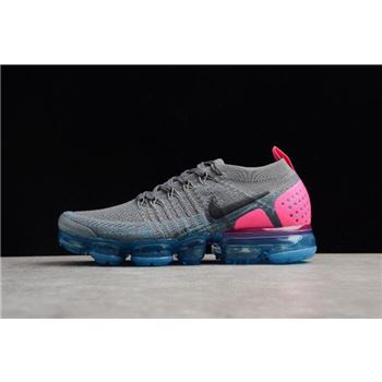 2018 Nike Air VaporMax Flyknit 2.0 Gunsmoke Women's Running Shoes 942843-004