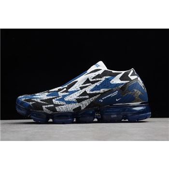 Acronym x Nike Air Vapormax FK Moc 2 Light Ashes/Navy Blue-White-Black AQ0996-400