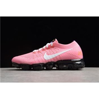 Nike Women's Air Vapormax Flyknit 2.0 ID Custom Pink White-Black AA3859-017