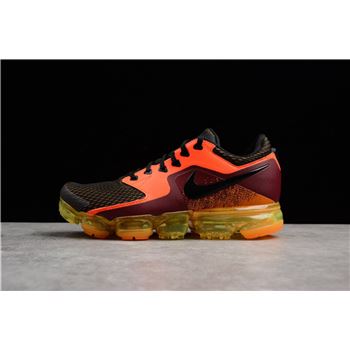 Nike Air Vapormax Total Crimson Black Men's Running Shoes AH9046-800