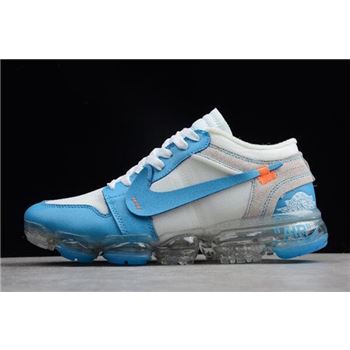 Off-White x Nike Air VaporMax x Air Jordan 1 High OG UNC White/Cone-Dark Powder Blue AA3839-002