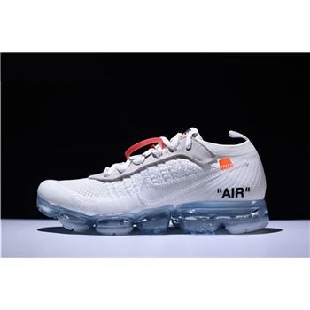 2018 Virgil Abloh Off-White x Nike Air VaporMax White/Black/Total Orange AA3831-100