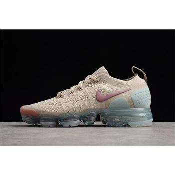 Women's Nike Air Vapormax Flyknit 2. 0 Particle Beige Somkey Mauve 942843-203