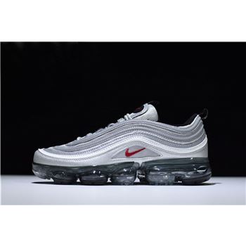 New Air VaporMax 97 Silver Bullet Metallic Silver/Varsity Red-White-Black AJ7291-002