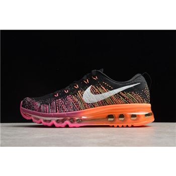 Nike WMNS Flyknit Max Black/Sail-Bright Magenta-Atomic Orange 620659-015