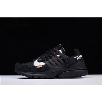 2018 Off-White x Nike Air Presto Black/White-Cone AA3830-002