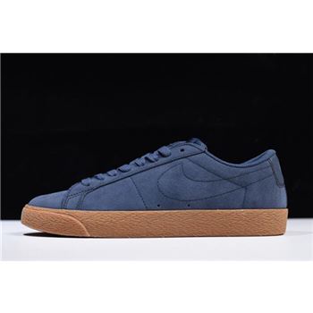 Nike SB Zoom Blazer Low Thunder Blue/Gum Medium Brown 864347-400