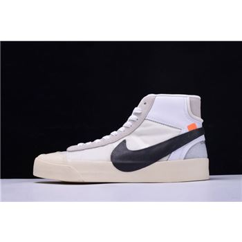 Off-White x Nike Blazer Mid Virgil Abloh The Ten White/Black-Muslin AA3832-100