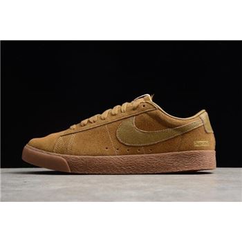 Supreme x Nike SB Blazer Low GT QS Golden Beige/Gum 716890-229 For Sale