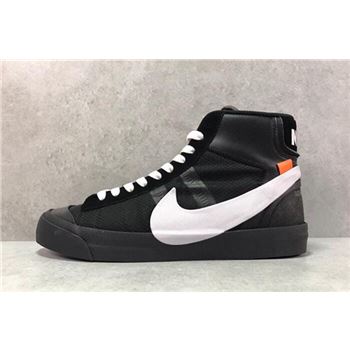 Supreme x OFF-White x Nike Blazer Mid Black/White AA3832-001