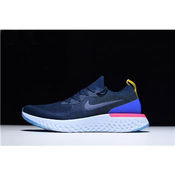 Nike Epic React Flyknit College Navy/Racer Blue Running Shoe AQ0067-400