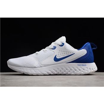 Nike Epic React Flyknit White/Loyal Blue AA1625-104 Cheap Sale