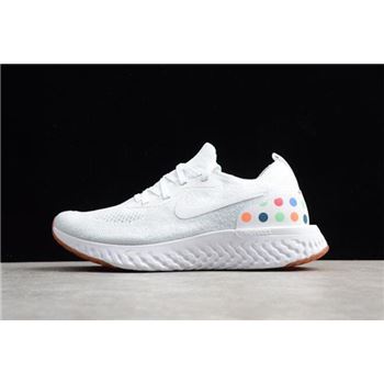 Women's Nike Epic React Flyknit Tokyo White Gum AQ0067-994