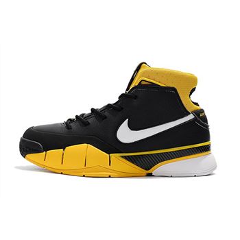 Men's Nike Zoom Kobe 1 Protro Black/White-Varsity Maize AQ2728-003