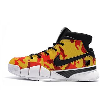 Undefeated x Nike Zoom Kobe 1 Protro Yellow Camo Men's Shoes