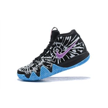 All-Star Nike Kyrie 4 Tie Dye Black/White/Blue/Pink AQ8623-001