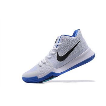 Men's Nike Kyrie 3 Hyper Cobalt White/Chlorine Blue-Volt 852395-102