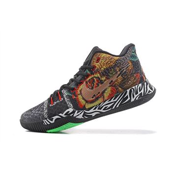 Men's Nike Kyrie 3 Rattlesnake Basketball Shoes