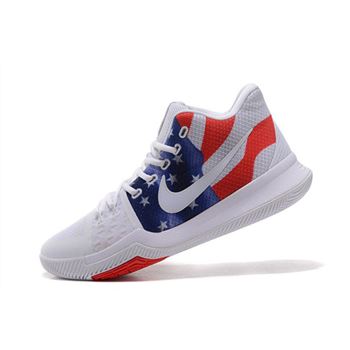 Men's Nike Kyrie 3 Stars And Stripes Basketball Shoes
