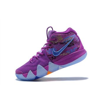 Men's Nike Kyrie 4 Confetti Multi-Color Basketball Shoes 943806-900