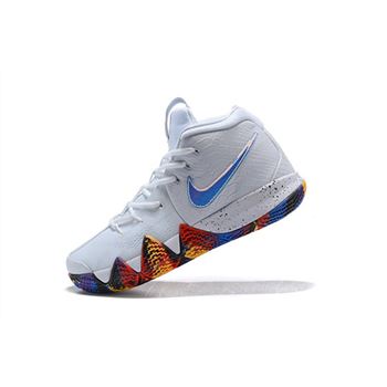 Men's Nike Kyrie 4 NCAA March Madness White/Multi-Color 943806-104