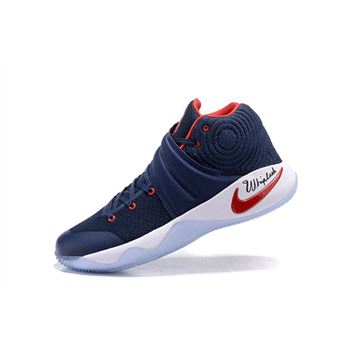 Nike Kyrie 2 Navy Blue/Red-White For Sale