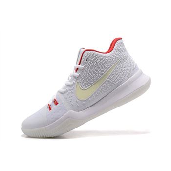 Nike Kyrie 3 White Red Glow in the Dark Men's Basketball Shoes