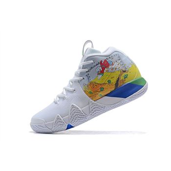 Nike Kyrie 4 Donald Duck White Yellow For Sale