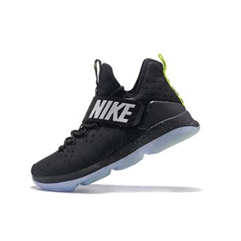 Nike LeBron 14 Black/Fluorescent Green-White Men's Size