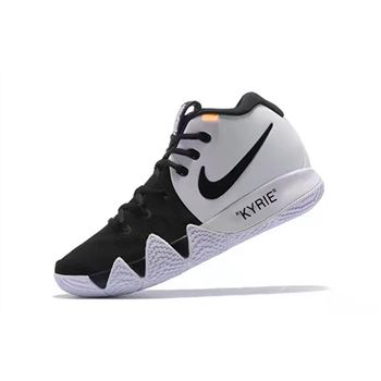Off-White x Nike Kyrie 4 Black/White Men's Basketball Shoes