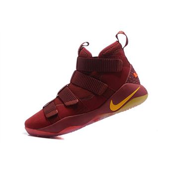 Nike LeBron Soldier 11 Cavs PE Wine Red/Gold For Sale